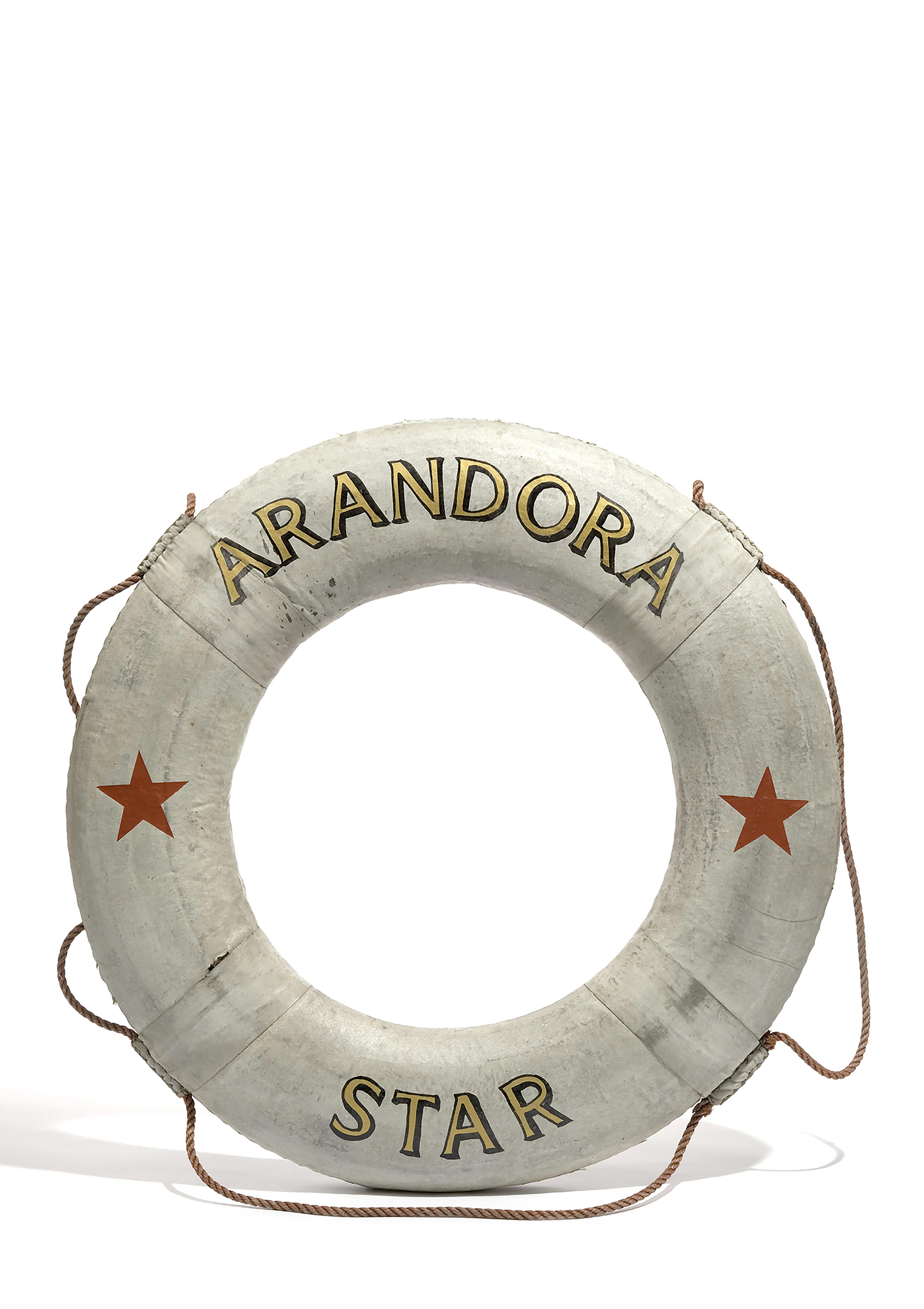 Life boat ring with the words Arandora Star on